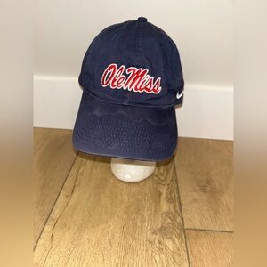 Ole Miss Rebels Mississippi Hat Cap Adjustable Team Nike Swoosh